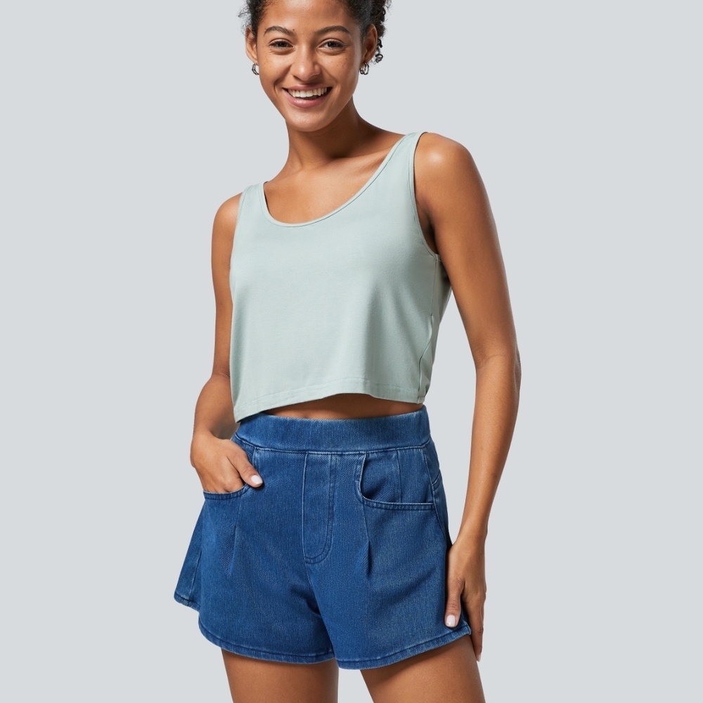 New HALARA Sprout Green Tank Top Size Medium